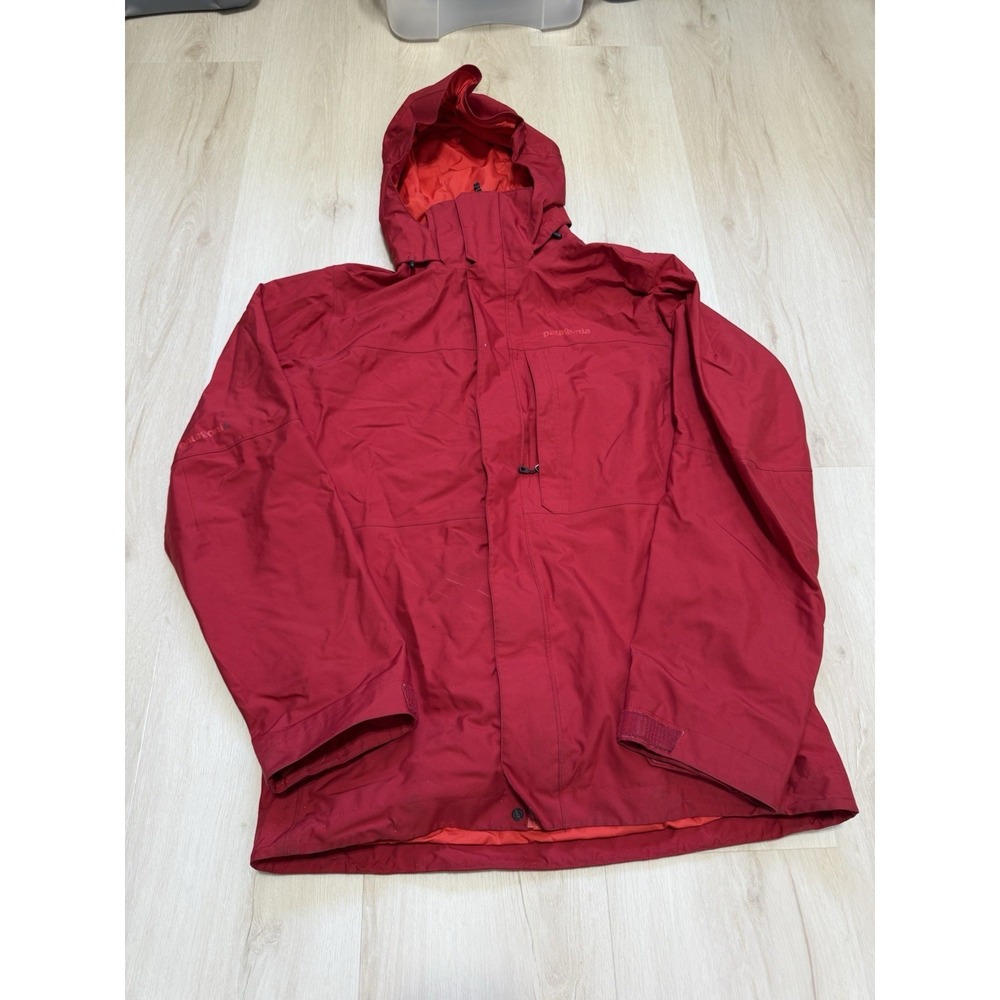 Men's Patagonia Size Small 3 in 1 Parka H2NO Red RECCO With Removable Hood